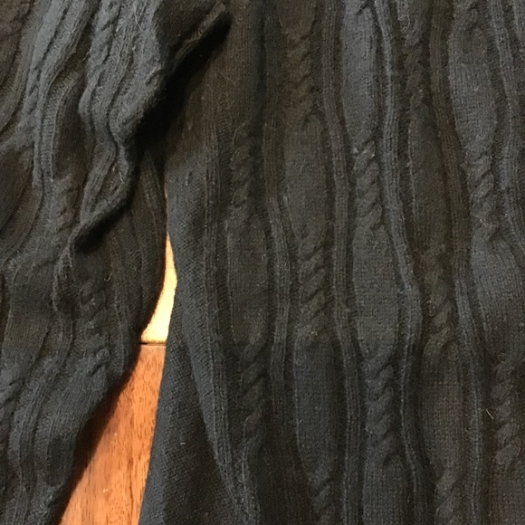 BANANA REPUBLIC Filpucci Wool Cashmere Blend Cable Knit Crew Neck Sweater - Picture 3 of 5